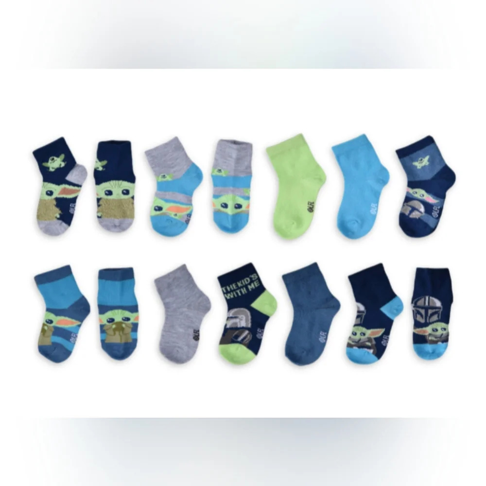 Star Wars Kids Socks The Mandalorian Disney 10 pairs NWT